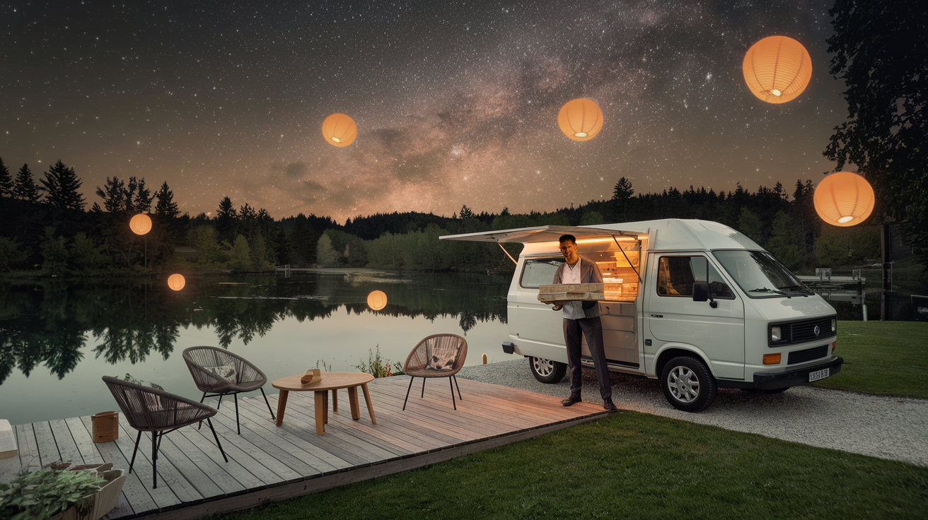Wedding Catering with a Pizza Van - Mobile Pizza Van Hire